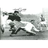 Harry Gregg Man United Signed 10 x 8 inch football photo. Good Condition. All autographed items