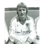Football Dave Bassett signed 10x8 black and white photo pictured during his early playing days