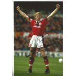 Stuart Pearce Notts Forest Signed 12 x 8 inch football photo. Good Condition. All autographed
