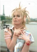 Joanna Lumley signed 12x8 colour photo. Good Condition. All autographed items are genuine hand