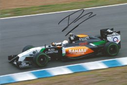 Daniel Juncadella Formula One Motor Racing driver signed 12 x 8 colour action photo. Good Condition.