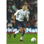 Football Jonathan Woodgate 10x8 signed colour photo pictured in action for England. Good