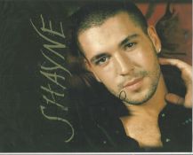 Shayne Ward signed 10x8 colour photo. English singer and actor. He is best known for his role as