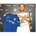 Football Danny Drinkwater 10x8 signed colour photo pictured after signing for Chelsea. Good