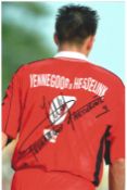 Football Jan Vennegoor of Hesselink signed 10x8 colour photo pictured while playing for PSV. Good