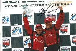 Alex Gurney Motor Racing driver signed 12 x 8 colour podium photo, 2007 USA Grand Am Series. Good