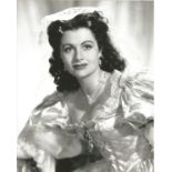 Margaret Lockwood large signature piece with 10x8 black and white photo. Good Condition. All