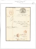 Postal History. Birmingham to London on 22/6/1832. Good Condition. All autographed items are genuine