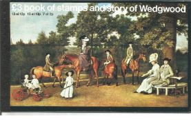 Royal Mail complete prestige stamp booklet Story of Wedgwood. Good Condition. All autographed