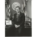 Jeb Bush signed 7x5 black and white photo. Good Condition. All autographed items are genuine hand