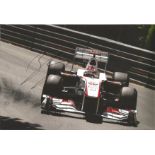 Motor Racing Kamu Kobayashi signed 12x8 colour photo pictured driving for Sauber in 2011 obtained in