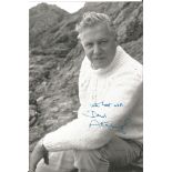 Sir David Attenborough signed 7x5 black and white photo. Good Condition. All autographed items are