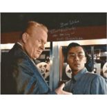 Burt Kwouk signed 10x8 colour photo pictured in his role as Mr Ling in the iconic Bond Movie