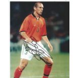 Football Jaap Stam signed 10x8 colour photo pictured playing for Holland. Good Condition. All