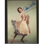 Ann Miller signed 10 x 8 inch colour photo. Good Condition. All autographed items are genuine hand