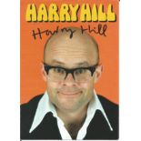 Harry Hill signed 6x4 colour promo photo. Good Condition. All autographed items are genuine hand