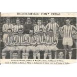 Football Kevin McHale signed Huddersfield Town 1962-63 black and white newspaper photo. Good