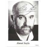 Alexei Sayle signed 6x4 black and white promo photo. Good Condition. All autographed items are