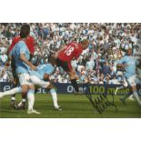 Football Paul Scholes signed 12x8 colour photo pictured playing for United in the Manchester