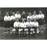 TOTTENHAM 1954, football autographed 12 x 8 photo, a superb image depicting Tottenham players posing
