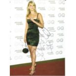 Rachael Stevens signed 10 x 8 inch colour photo. Good Condition. All autographed items are genuine