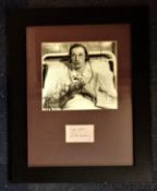 Charles Hawtrey Carry on framed autograph display. Approx. 19 x 15 inches overall, nice autograph