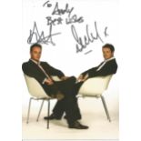 Ant and Dec signed 8x6 colour photo dedicated. Good Condition. All autographed items are genuine