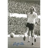 TERRY YORATH football autographed 12 x 8 photo, a superb image depicting the Tottenham midfielder