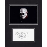 Blowout Sale! Hellraiser Simon Bamford hand signed professionally mounted display. This beautiful