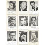 Telesurance Celebrity Series card signed collection. 30 cards in total. Includes Arthur Askey, Peter