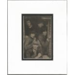 The Yardbirds Vintage 1960s Mounted Picture Signed By Keith Relf & Jim Mccarty. Good Condition.