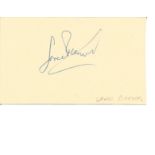 Lance Percival signed autograph album page. Good Condition. All autographed items are genuine hand