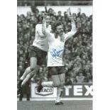 ALFIE CONN 1975, football autographed 12 x 8 photo, a superb image depicting Conn celebrating with