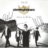 Stereophonics signed 8x8 black and white promo photo signed by all four band members. Good