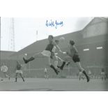CLIFF JONES 1967, football autographed 12 x 8 photo, a superb image depicting the Tottenham winger