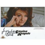 Jaqueline Bisset signed 10x8 Casino Royale photo pictured in her role as Giovana Goodthighs. Good