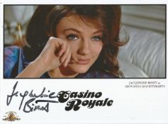 Jaqueline Bisset signed 10x8 Casino Royale photo pictured in her role as Giovana Goodthighs. Good