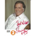 Sir Terry Wogan signed 6x4 Radio 2 colour promo photo. Good Condition. All autographed items are