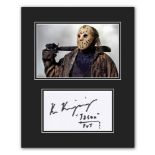 Blowout Sale! Freddy vs Jason Ken Kirzinger hand signed professionally mounted display. This