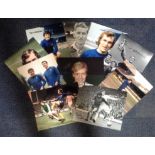 Football Chelsea collection 10 signed photos from Stamford Bridge legends such as Marvin Hinton,