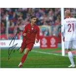 Andre Silva Signed Portugal 8x10 Photo. Good Condition. All autographed items are genuine hand