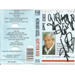 Howard Keel signed to inside title page of Cassette to Unforgettable Love Song, no music cassette.