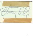 Chay Blyth signed autograph album page, bit scruffy tape marks. Good Condition. All autographed
