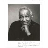 Robert Gullaume signed 10x8 black and white photo. Robert Guillaume (born Robert Peter Williams;