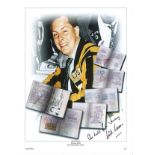 Nick Leeson signed 16x12 montage. Good Condition. All autographed items are genuine hand signed