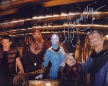 Blowout Sale! Farscape Virginia Hey hand signed 10x8 photo. This beautiful hand signed photo depicts