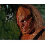 Blowout Sale! Kane Hodder Hatchet hand signed 10x8 photo. This beautiful hand signed photo is signed