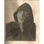 Betty Balfour irregularly cut photo fixed to A4 card. She was an English screen