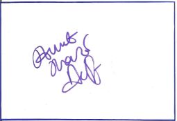 Anne Marie Duff signed 6x4 white card. Anne-Marie Duff (born 8 October 1970) is an English actress