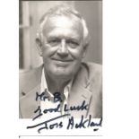 Joss Ackland signed 6 x 4 inch b/w photo dedicated. Good Condition. All autographed items are